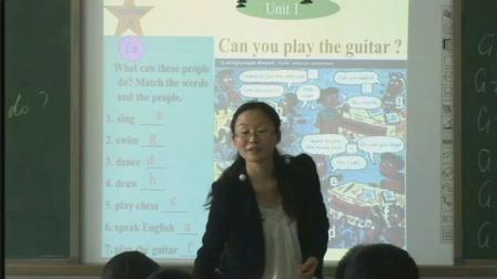 人教版英语七下Unit 1 Section A（1a-1c）课堂视频实录（陈燕）