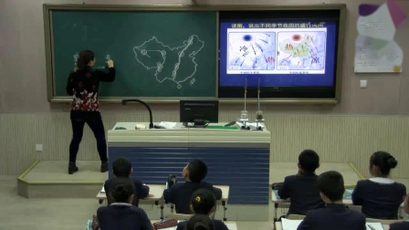 《降水量的变化》课堂教学视频实录-中图版（钟作慈主编）初中地理七年级上册