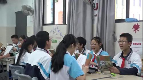 《诗经》二首之蒹葭部编版语文八年级下册课堂教学视频实录-执教老师-余颖