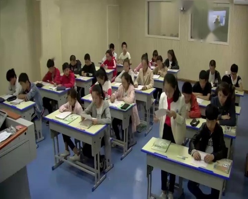 《课外古诗词诵读 望洞庭湖赠张丞相》部编版语文八年级下册课堂教学视频实录-执教老师-张根勇