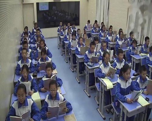 《茅屋为秋风所破歌》部编版语文八年级下册课堂教学视频实录-执教老师-闫立琴