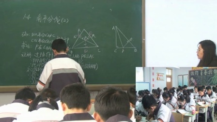 北师大版初中数学八下《1.4 角平分线》山东张振花