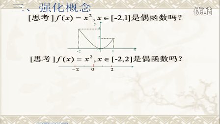 人教版初中数学九上《函数的奇偶性》甘肃郭小辉
