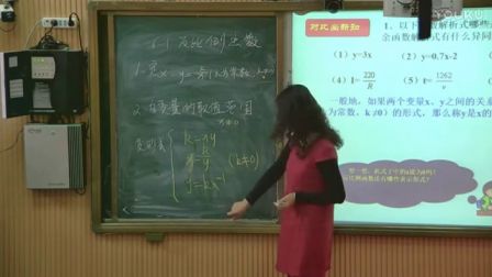 人教版初中数学九下《反比例函数》辽宁张育芳数学人教版九下